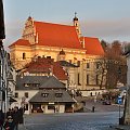Kazimierz Dolny - widok na Kościół farny św. Jana Chrzciciela i św. Bartłomieja