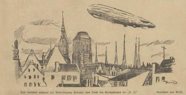 Zeppelin nad Gdańskiem